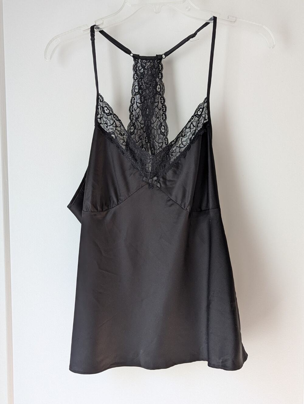 Ambrielle Ladies Large Black Babydoll Y2K Lacey Cami Clubwear Party Gothic